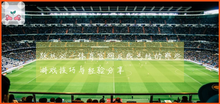 踩坑必一体育官网后我总结的那些游戏技巧与经验分享
